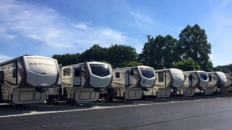 Keystone RV broke ground on two new manufacturing plants in Goshen. - Courtesy Keystone RV, via Facebook