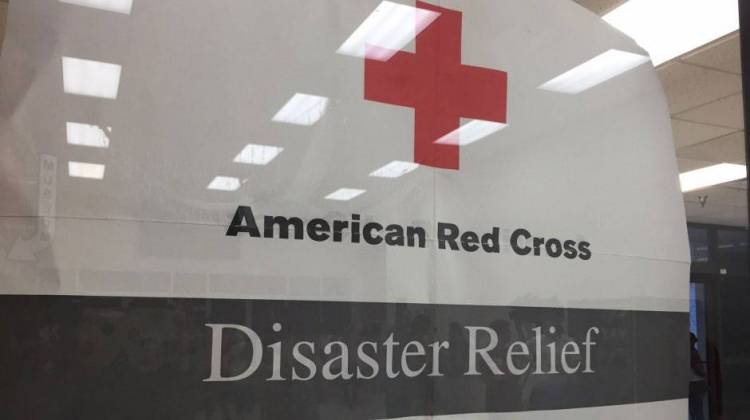 The American Red Cross setup a shelter at the Kokomo Event and Conference Center for those displaced by Wednesday's storms. - Barbara Brosher/WFIU-WTIU