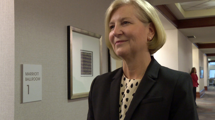 Indiana State Department of Health Commissioner Kristina Box discusses the state's infant and maternal mortality rates. - Jill Sheridan/IPB News