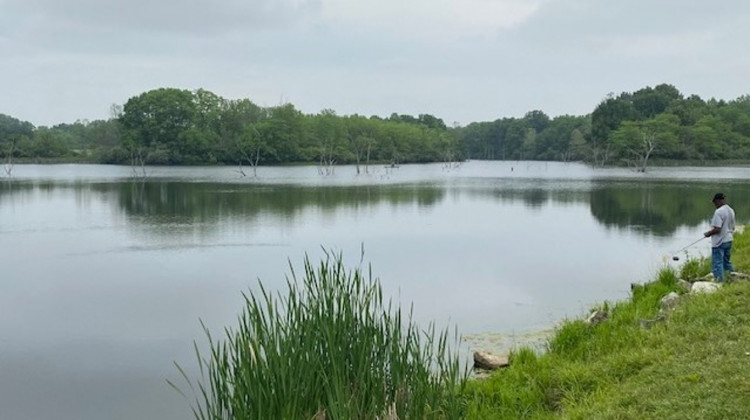 The Indiana Department of Natural Resources expects to see larger crowds at lakes and state recreation areas this weekend. - Adam Pinsker/WFIU-WTIU