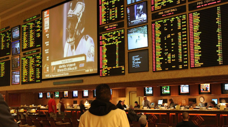 A Las Vegas sportsbook. - Baishampayan Ghose/Wikimedia Commons