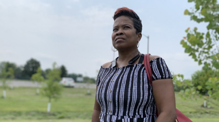 Latisha Bryant, 48, was diagnosed sickle cell anemia as a baby. Over the past 20 years she has needed blood transfusions a few times a year. - Farah Yousry/Side Effects Public Media