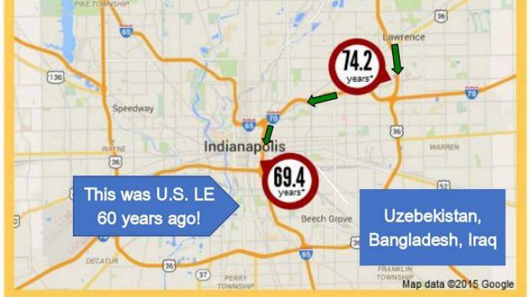 Life Expectancy In Indianapolis Metro Area Varies Widely