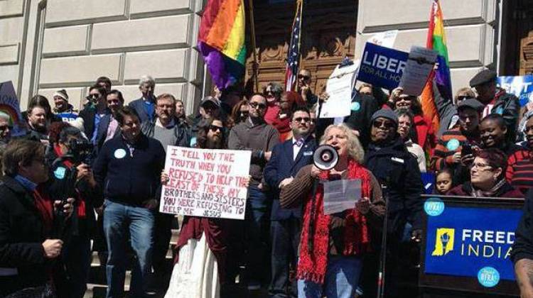 A lawsuit challenging local LGBT ordinances and the so-called â€œfixâ€ to Indianaâ€™s controversial religious freedom law will move forward after a judge denied motions to dismiss the case. - IPBS-RJC