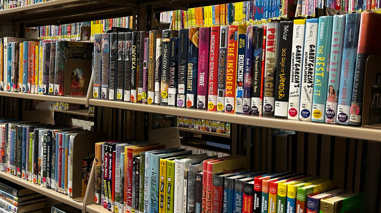 Senate lawmakers approved a controversial piece of legislation in the Indiana Statehouse Tuesday, Feb. 28, 2022 that would prevent teachers and school librarians from using a book’s educational value as a legal defense against charges they distributed harmful material to minors. - Eric Weddle / WFYI
