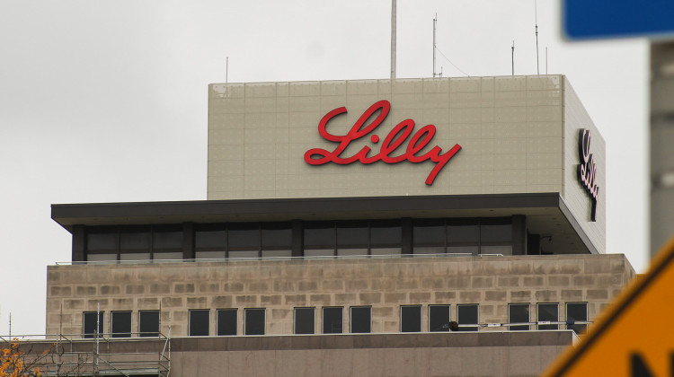 This summer Eli Lilly will start bringing back employees that have been working from home for more than a year to its downtown Indianapolis headquarters.  - Lauren Chapman/IPB News