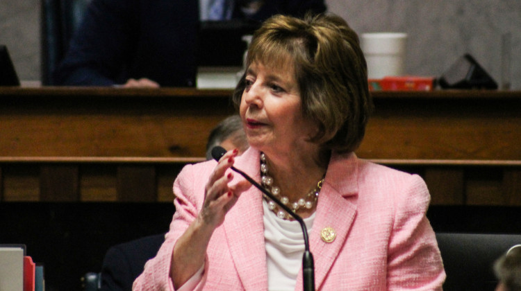 Sen. Linda Rogers is Senate Bill 1's author. The bill proposes solutions to the state’s reading crisis, including holding back third graders who fail the IREAD-3 test. - Lauren Chapman/IPB News