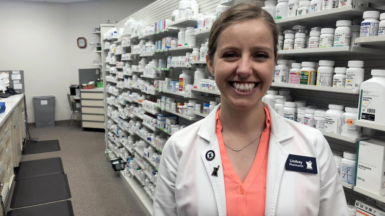 Pharmacist Lindsey Angelotti is the owner of Sheridan-Elliott Pharmacy. She will be participating in the state's new tobacco cessation order. - Carter Barrett/IPB News