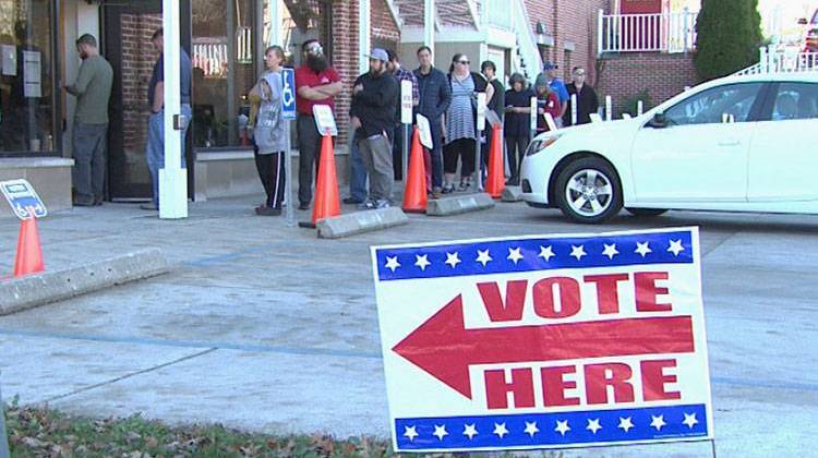 Indiana polls are open 6 a.m. to 6 p.m. Tuesday. - Steve Burns/WTIU