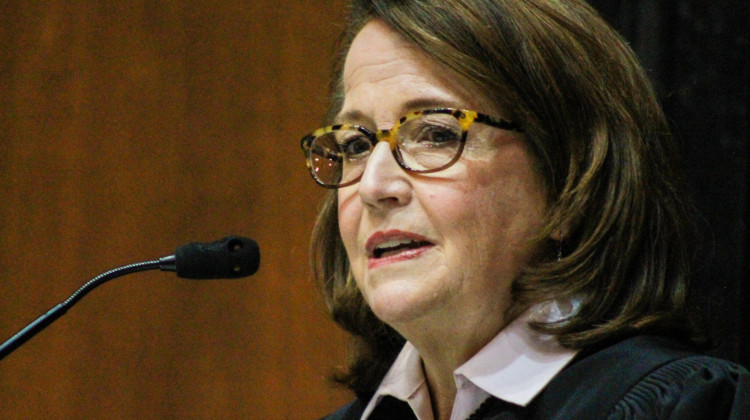 Indiana Chief Justice Loretta Rush was recently named to a national commission on legal education reform. - Brandon Smith/IPB News