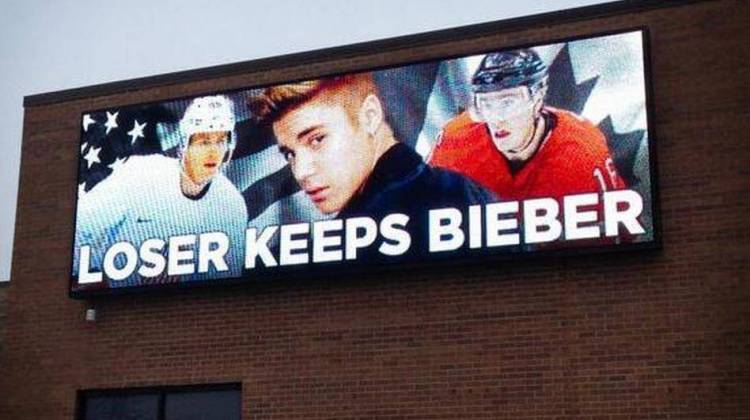 Oh No! When U.S. And Canada Face Off, 'Loser Keeps Bieber'