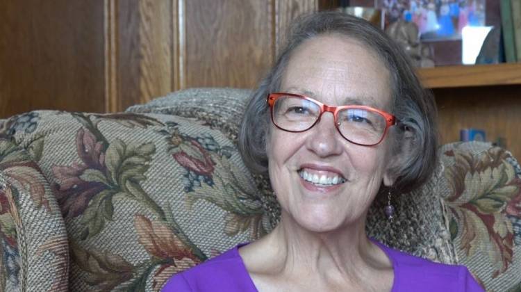 Mary Kay Tarbell discusses her Alzheimer's diagnosis. - Jill Sheridan/IPB News
