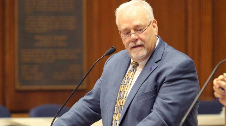 Rep. Matt Lehman (R-Berne) says the bill allows local governments to revoke short-term rental licenses after repeated complaints. - Lauren Chapman/IPB News