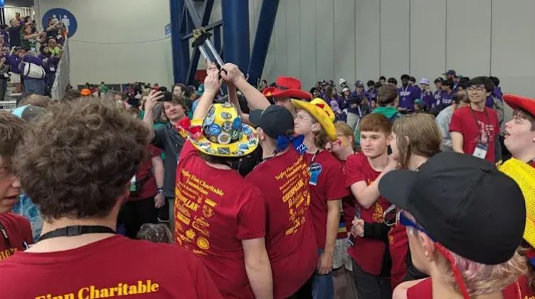 Lafayette robotics team picks up world championship award