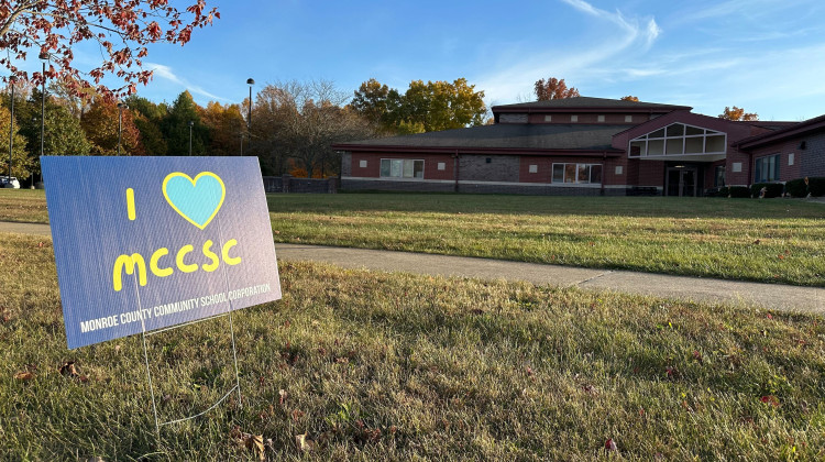 The Monroe County Community School Corporation is one of nine school districts across Indiana asking voters to approve an increase to their property taxes or continue a referendum tax levy.  - Lauren Bavis/WFYI