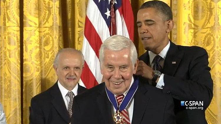 Lugar Receives Medal Of Freedom