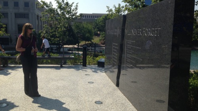 The 9/11 memorial in downtown Indianapolis.  - FILE PHOTO: Erica Irish/WFYI