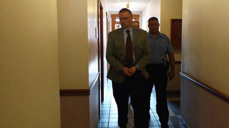 Daniel Messel at the Brown County Courthouse after closing arguments Wednesday, August 10, 2016. A jury found Messel guilty of murder in the death of Indiana University student Hannah Wilson. - Becca Costello / IPBS