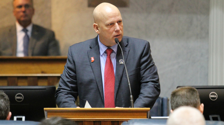 Bill author, Sen. Michael Crider (R-Greenfield), says the creation of an integrated mental health system is a key step in preventing school violence.  - Lauren Chapman/IPB News