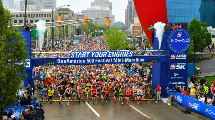 After two years of virtual events, thousands of people return to the streets of downtown Indianapolis Saturday for the 46th OneAmerica 500 Festival Mini-Marathon