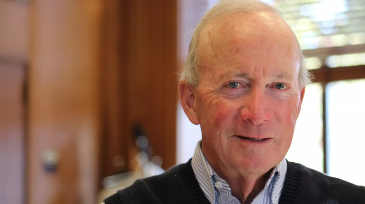 Former Indiana Gov. Mitch Daniels announced he will not run for U.S. Senate in 2024. In a statement, Daniels said, "I conclude that it’s just not the job for me, not the town for me, and not the life I want to live at this point." - Ben Thorp/WBAA