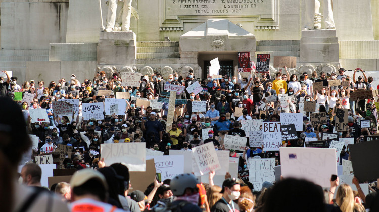 Critics of the rioting bill say it's an overreaction to the Black Lives Matter protests in summer of 2020. - Lauren Chapman/IPB News