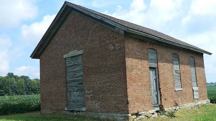 This 137-year-old one-room schoolhouse in West Lafayette will be moved to a new park. - Courtesy Wabash Valley Trust for Historic Preservation