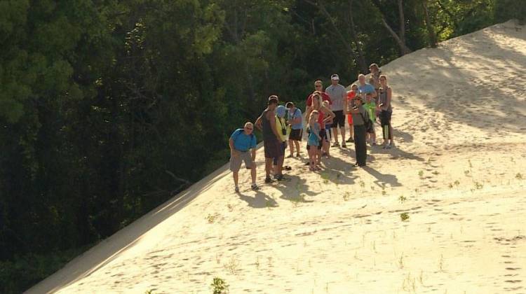 Indiana Dunes' Mount Baldy keeps slowly blowing inland