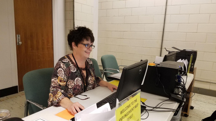 Julie Mennel is the expungement help desk manager for the Neighborhood Christian Legal Clinic in Indianapolis. She helps clients navigate the expungement process and seal their records from public view. - Courtesy of the Neighborhood Christian Legal Clinic