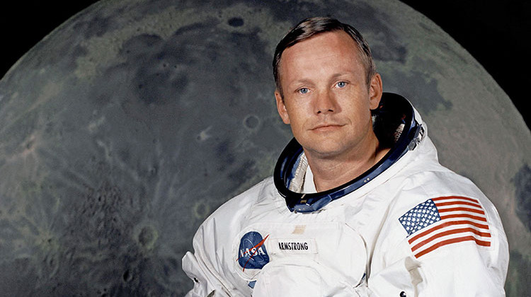 Neil Armstrong, a Purdue graduate, became the first human to walk on the moon on July 20, 1969. - NASA
