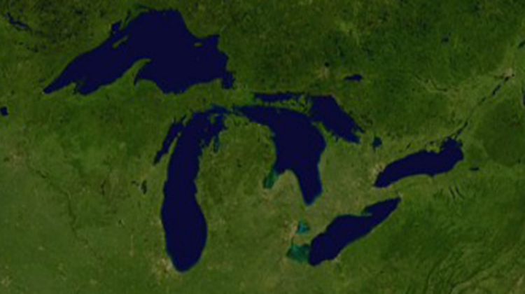 The U.S. House has voted to extend for an additional five years a program designed to improve water quality in the Great Lakes. - NASA