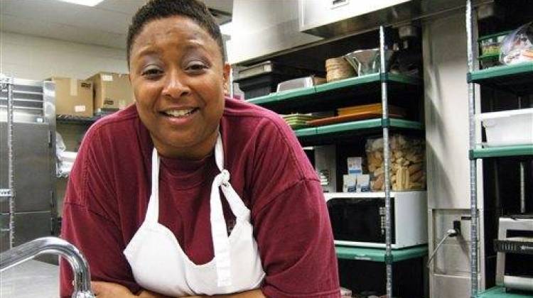 This July 5, 2012 file photo shows Paula Cooper posing for a photograph in Rockville, Ind. Indianapolis police say a Cooper, 45, who was once the nation's youngest death row inmate, was found dead from an apparently self-inflicted gunshot wound in Indianapolis Tuesday, May 26, 2015. She was sentenced to death in 1986 at age 16 after confessing to her role in the murder of a 78-year-old bible studies teacher _ her sentence enraged human rights activists and drew a plea for clemency from Pope John - The Associated Press