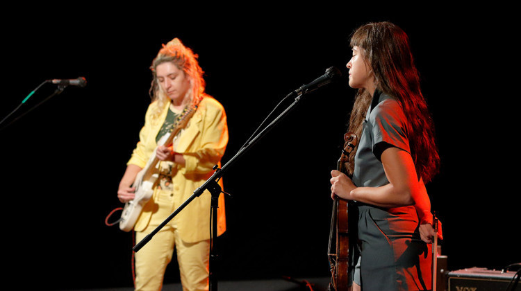 Sima Cunningham and Macie Stewart of OHMME - Jeff Hinton/WFYI