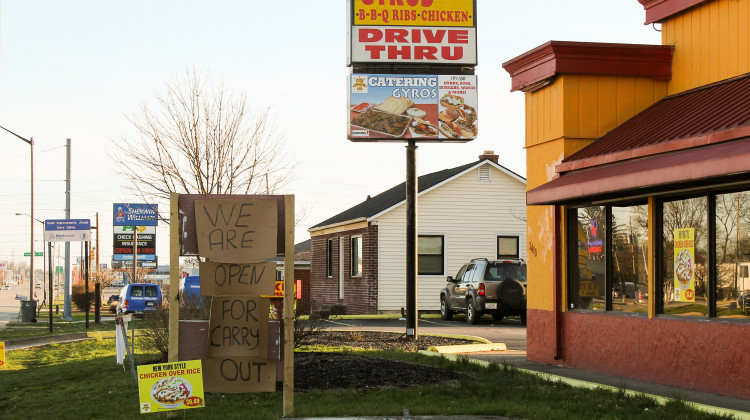 Restaurants across the state have adjusted to the "Stay-At-Home" order prohibiting dine-in service. - Lauren Chapman/IPB News
