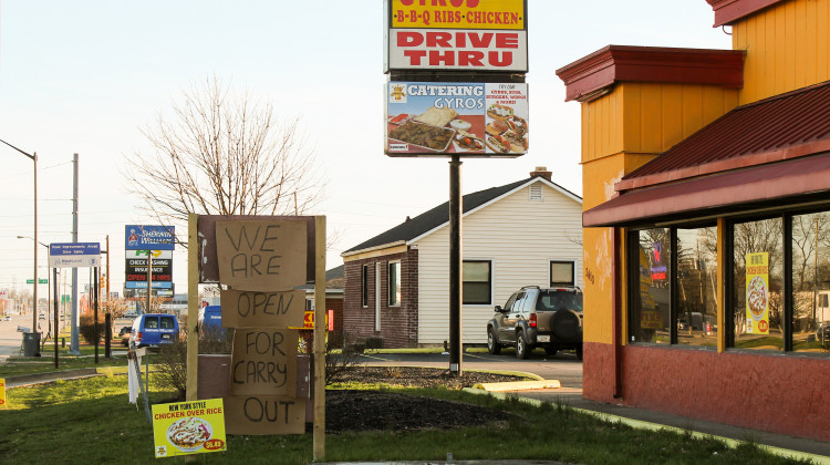 Restaurants across the state have adjusted to the "Stay-At-Home" order prohibiting dine-in service.  - Lauren Chapman/IPB News