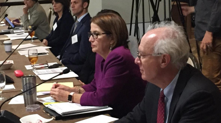 The Legal Services Corporation Opioid Task Force met in Indianapolis Wednesday. - Jill Sheridan/IPB News