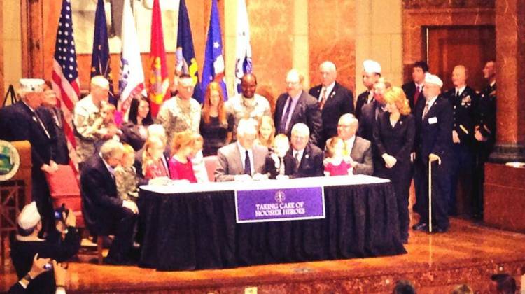 Pence Signs Military Family Relief Fund Bill