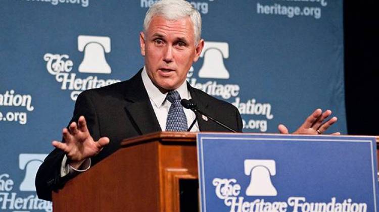 The third State of the State address from Gov. Mike Pence â€“ pictured here at an event in Washington D.C. â€“ focused heavily on education â€“ something many Hoosiers expected. - The Heritage Foundation/Flickr