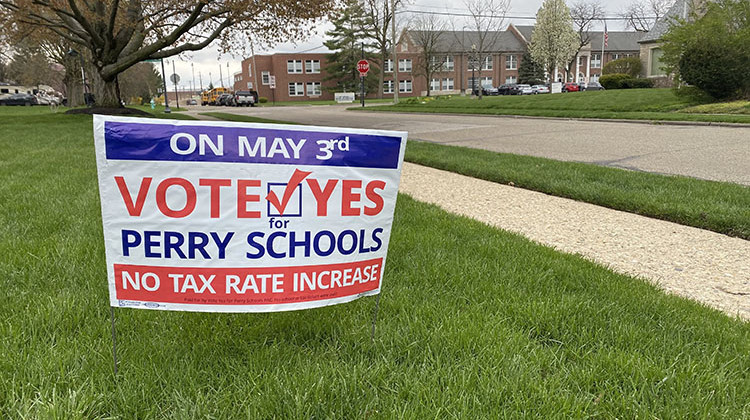 Perry Township Schools is asking voters to approve an 8-year referendum on May 3. - (Elizabeth Gabriel/WFYI)