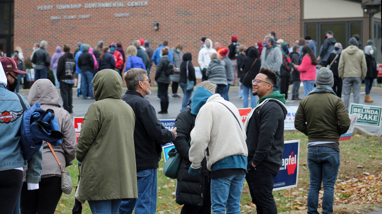 In Indiana, like many states, there's been a huge increase in the number of people voting early this year.  - Lauren Chapman/IPB News