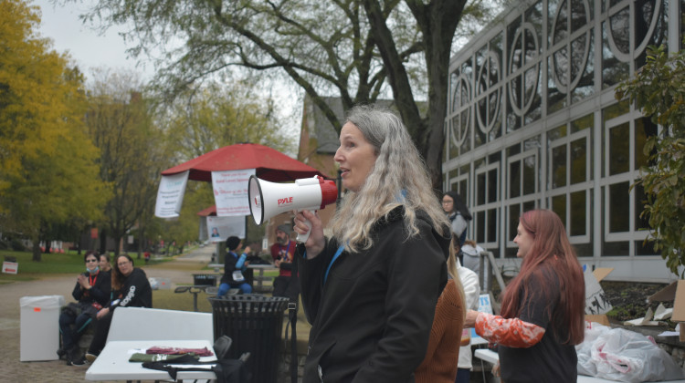 Cathy Pederson runs the organization Standing Up To POTS and works to educate patients and doctors about the syndrome formally known as postural orthostatic tachycardia syndrome. She spoke to a crowd that had gathered for the groups annual 5K in Springfield, Ohio - Cathy Pederson / Provided by Cathy Peterson