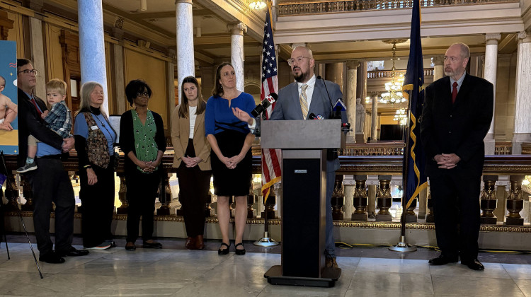 More than 2.5 million Hoosiers lack access to paid family medical leave and some lawmakers are advocating to change that this session through proposed legislation. - Timoria Cunningham / IPB News