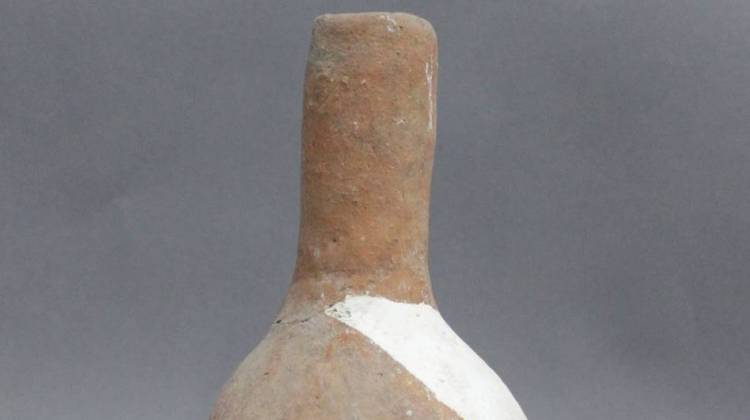 This 5,000-year-old funnel for beer-making was unearthed at a dig site in the Central Plain of China.