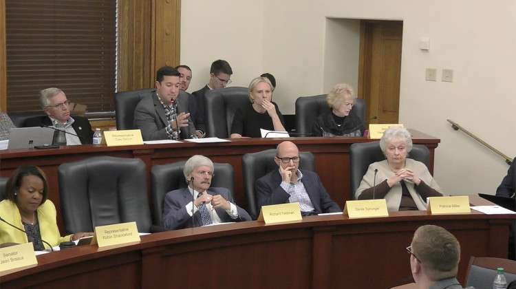 An interim public health committee met for the last time at the Statehouse. - Indiana General Assembly