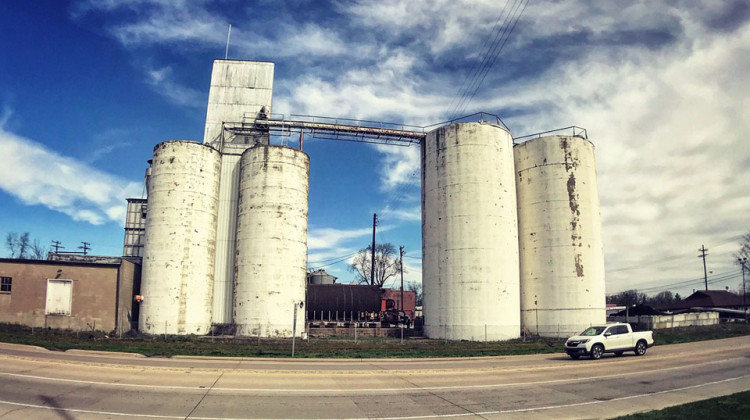 The mural will be painted on four grain silos at the northwest corner of Veterans Memorial Highway and U.S. 231 in Greencastle. - Putnam County Mural Project/via Facebook