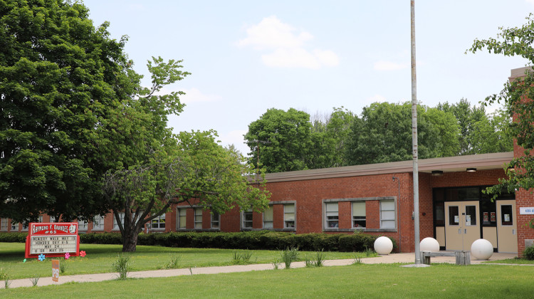 Raymond Brandes School 65, in the University Heights neighborhood on the city's near east side, closed for student instruction in Summer 2023. - Eric Weddle / WFYI