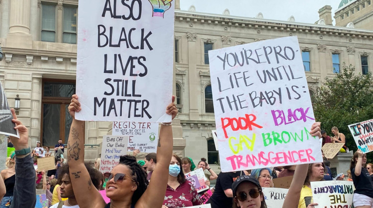 'We deserve a choice’: Black women voice concerns during abortion protest