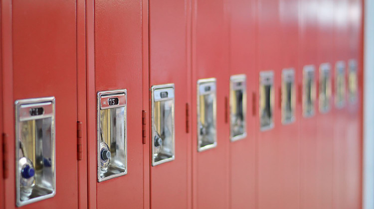 Lockers in a school. - Pixel