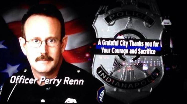 Funeral Service Begins For Officer Renn