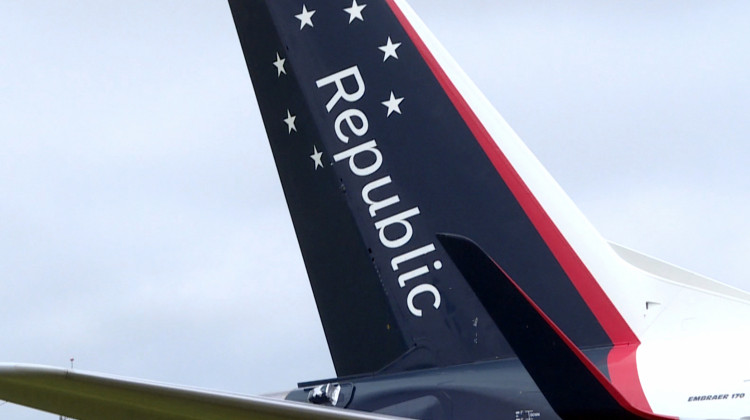 Indianapolis-based Republic Airways, one of the nation’s largest regional airlines, confirmed Thursday the company has reduced 5 percent of its overall workforce. - Brock Turner (WFIU/WTIU News)